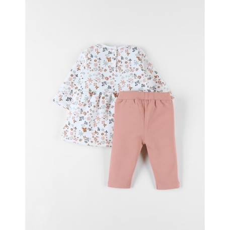 Set robe imprimé fleuri + legging uni ROSE 2 - vertbaudet enfant 