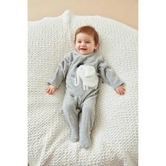 Bébé-Pyjama, surpyjama-Pyjama 1 pièce imprimé éléphant en velours