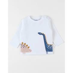 -T-shirt manches longues en jersey imprimé dinosaure