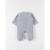 Pyjama 1 pièce imprimé éléphant en velours GRIS 4 - vertbaudet enfant 