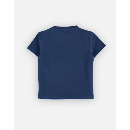 T-shirt en coton BIO BLEU 3 - vertbaudet enfant 