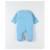 Pyjama 1 pièce en jersey gaufré imprimé rhino BLEU 2 - vertbaudet enfant 