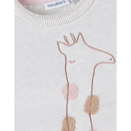 Pull girafe en tricot chiné BEIGE 3 - vertbaudet enfant 