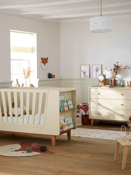 Lit bébé transformable FJORD ficelle 1 - vertbaudet enfant 