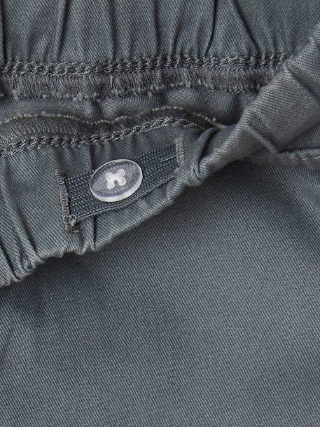 Pantalon garçon battle facile à enfiler bleu glacier+kaki foncé+taupe 5 - vertbaudet enfant 