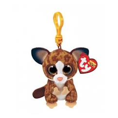 Jouet-Premier âge-Peluches-Porte-clés Ty - Binky Le Galapagos - Pelage tout doux - 7 cm