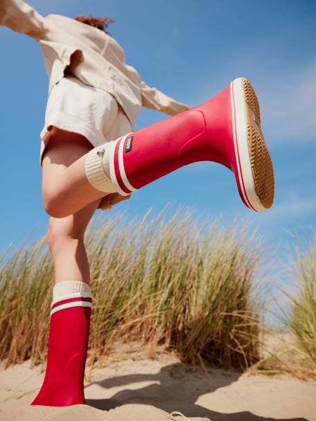 Bottes de pluie enfant Lolly Pop guimauve+rouge 11 - vertbaudet enfant 
