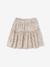 Jupe à fleurs en gaze de coton fille écru 1 - vertbaudet enfant 