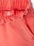 Pantalon fille style paperbag Lyocell fluide corail+kaki+rose 4 - vertbaudet enfant 