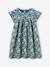 Robe fille imprimée fille manches à volants blanc imprimé+rose pâle+vert émeraude+vert sapin 15 - vertbaudet enfant 
