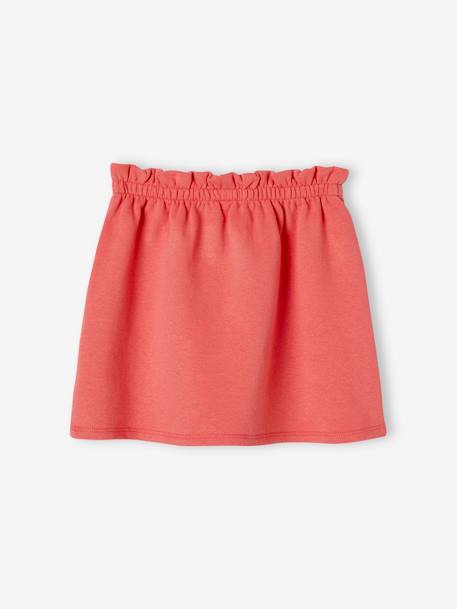 Jupe en molleton fille bleu chambray+rayé vert+rouge 8 - vertbaudet enfant 