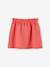 Jupe en molleton fille bleu chambray+rayé vert+rouge 8 - vertbaudet enfant 