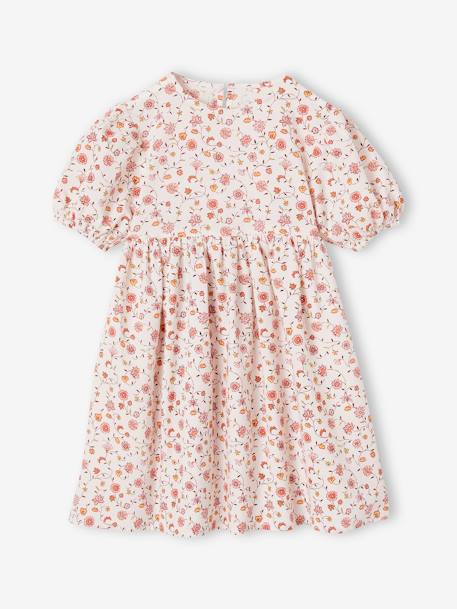 Robe en seersucker fille lilas+rose pâle 4 - vertbaudet enfant 