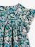 Robe fille imprimée fille manches à volants blanc imprimé+rose pâle+vert émeraude+vert sapin 17 - vertbaudet enfant 
