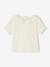 Lot de 2 tee-shirts naissance en coton biologique rose nude 2 - vertbaudet enfant 