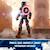 LEGO® Marvel 76258 La Figurine de Captain America avec Bouclier, Jouet et Décoration Avengers BLEU 3 - vertbaudet enfant 