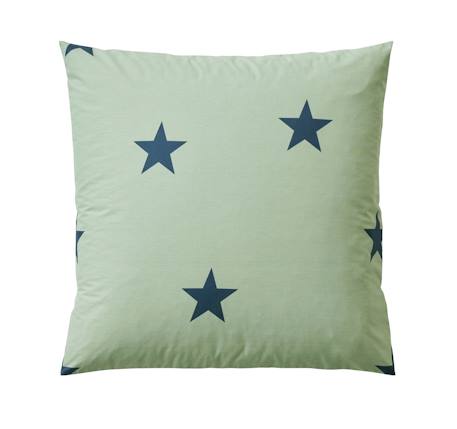 Parure housse de couette enfant et taie d'oreiller DREAM BIG kaki / étoiles marine 4 - vertbaudet enfant 