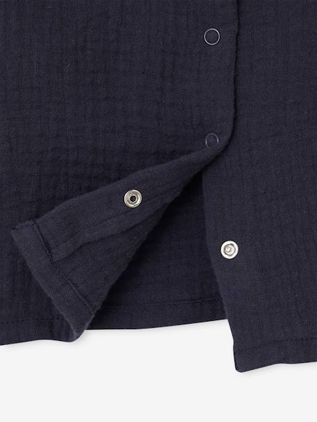 Blouse en gaze de coton bébé personnalisable bleu nuit 5 - vertbaudet enfant 