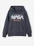 Sweat à capuche garçon NASA® bleu ardoise 1 - vertbaudet enfant 