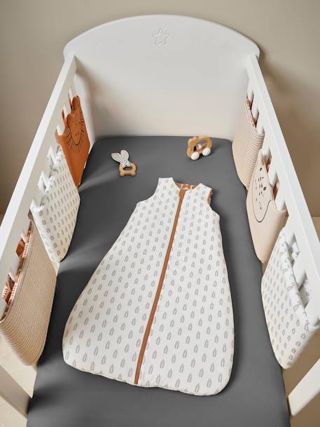 Gigoteuse réversible ouverture centrale ETHNIC beige imprimé 3 - vertbaudet enfant 