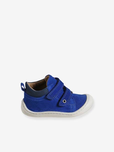 Chaussures premiers pas bébé scratchs bleu+bleu électrique+marine 7 - vertbaudet enfant 