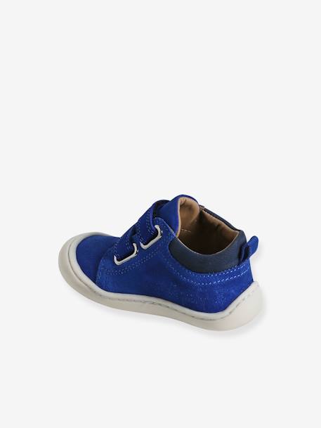 Chaussures premiers pas bébé scratchs bleu+bleu électrique+marine 8 - vertbaudet enfant 