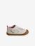 Chaussons bébé toile scratch blanc imprimé+bleu chambray+rose imprimé 3 - vertbaudet enfant 