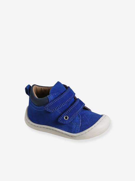 Chaussures premiers pas bébé scratchs bleu+bleu électrique+marine 6 - vertbaudet enfant 