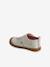 Chaussons bébé toile scratch blanc imprimé+bleu chambray+rose imprimé 4 - vertbaudet enfant 