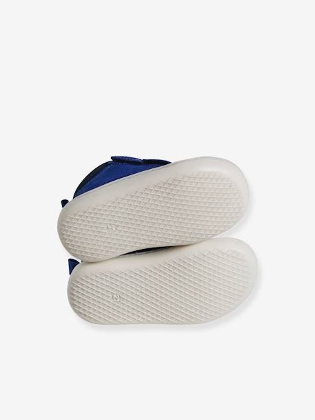 Chaussures premiers pas bébé scratchs bleu+bleu électrique+marine 10 - vertbaudet enfant 