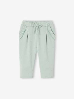 Pantalon molleton bébé fille  - vertbaudet enfant