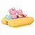 Pédalo Peppa Pig - TOMY - Jouet de bain - Figurines gicleurs d'eau - Mécanisme à ficelle JAUNE 2 - vertbaudet enfant 