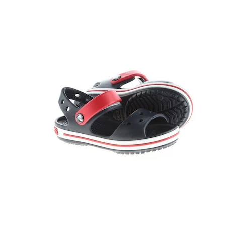 Sandales Crocs Crocband pour enfants - Marque CROCS - Couleur Graphite - 100% Synthétique BLANC+BLEU 1 - vertbaudet enfant 