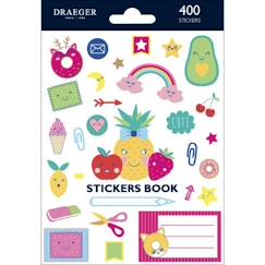 Linge de maison et décoration-Décoration-Stickers Autocollants Thème Kawaï - 400 Pièces - Draeger Paris