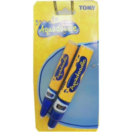 AQUADOODLE - TOMY - Pack 2 stylos à remplir - Pour dessiner sans se tâcher JAUNE 1 - vertbaudet enfant 
