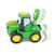 Tracteur interactif Johnny Key & Go - John Deere - Sons et lumières uniques - Pour enfant dès 18 mois BLANC 2 - vertbaudet enfant 