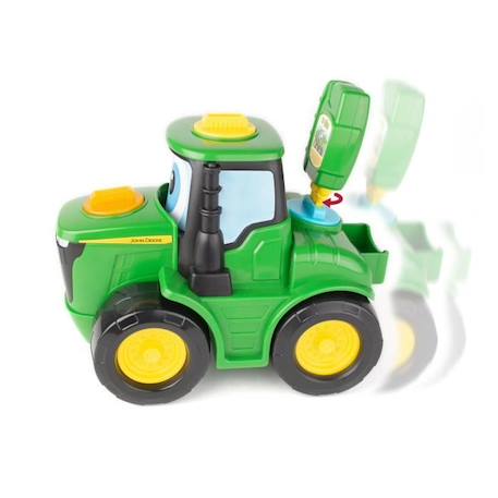 Tracteur interactif Johnny Key & Go - John Deere - Sons et lumières uniques - Pour enfant dès 18 mois BLANC 2 - vertbaudet enfant 
