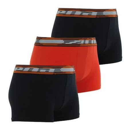 ATHENA Lot de 3 boxers  Sport Stretch Noir Garçon NOIR 2 - vertbaudet enfant 