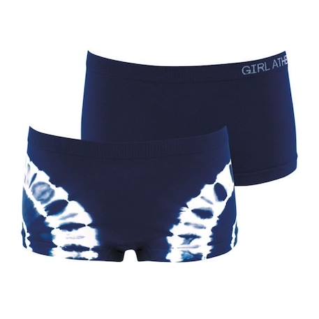 ATHENA Lot de 2 boxers  Sport sans Couture Girl by Bleu FILLE BLEU 1 - vertbaudet enfant 