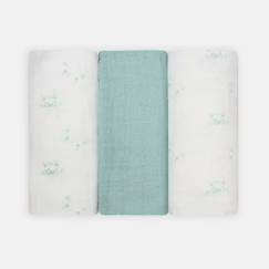 Linge de maison et décoration-Linge de lit bébé-Couverture, édredon-Langes - Marque - Modèle - Mixte - Blanc - 3 - 70x70 cm