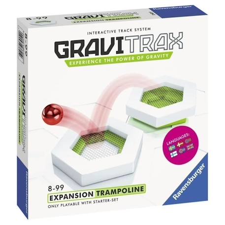 GraviTrax - Ravensburger - Trampoline pour booster les circuits - Jeu de construction BLANC 1 - vertbaudet enfant 