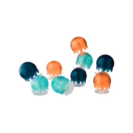 Jouet de bain - JELLIES - 9 bulles de bain - Bleu, orange et blanc - A partir de 12 mois - Mixte BLEU 3 - vertbaudet enfant 