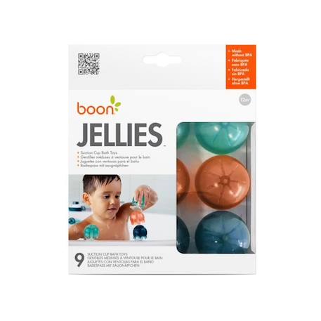 Jouet de bain - JELLIES - 9 bulles de bain - Bleu, orange et blanc - A partir de 12 mois - Mixte BLEU 2 - vertbaudet enfant 