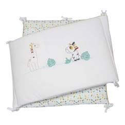 Linge de maison et décoration-Linge de lit bébé-Tour de lit - TROIS KILOS SEPT - Vert - 40x180 cm - 100% polyester