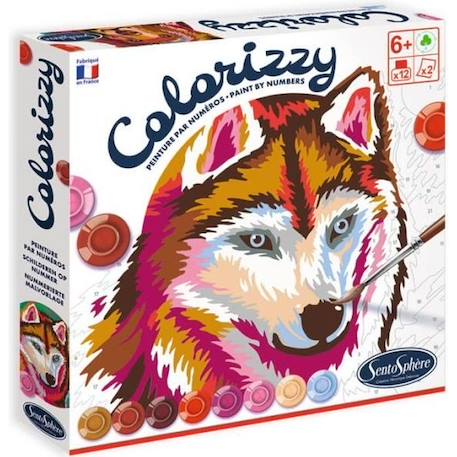 Colorizzy - Animal de la forêt ORANGE 1 - vertbaudet enfant 