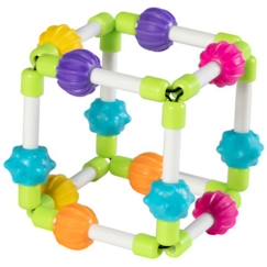 -Cube d'activité Quubi - Fat Brain Toys - Multicolore - Bébé - 3 mois et plus