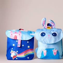 Grand Sac À Dos Licorne Bleu - Draeger Paris  - vertbaudet enfant