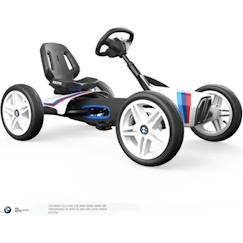 Jouet-Jeux de plein air-Kart à pédales pour enfant - BERG BMW Street Racer - Noir - Boite à son incluse - 3 à 8 ans