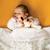 Couverture - Blanc - 75 x 100 cm - Velours - Pour bébé BLANC 2 - vertbaudet enfant 