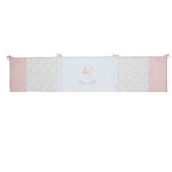 Linge de maison et décoration-Linge de lit bébé-Tour de lit 40x180 cm Rose et Lili